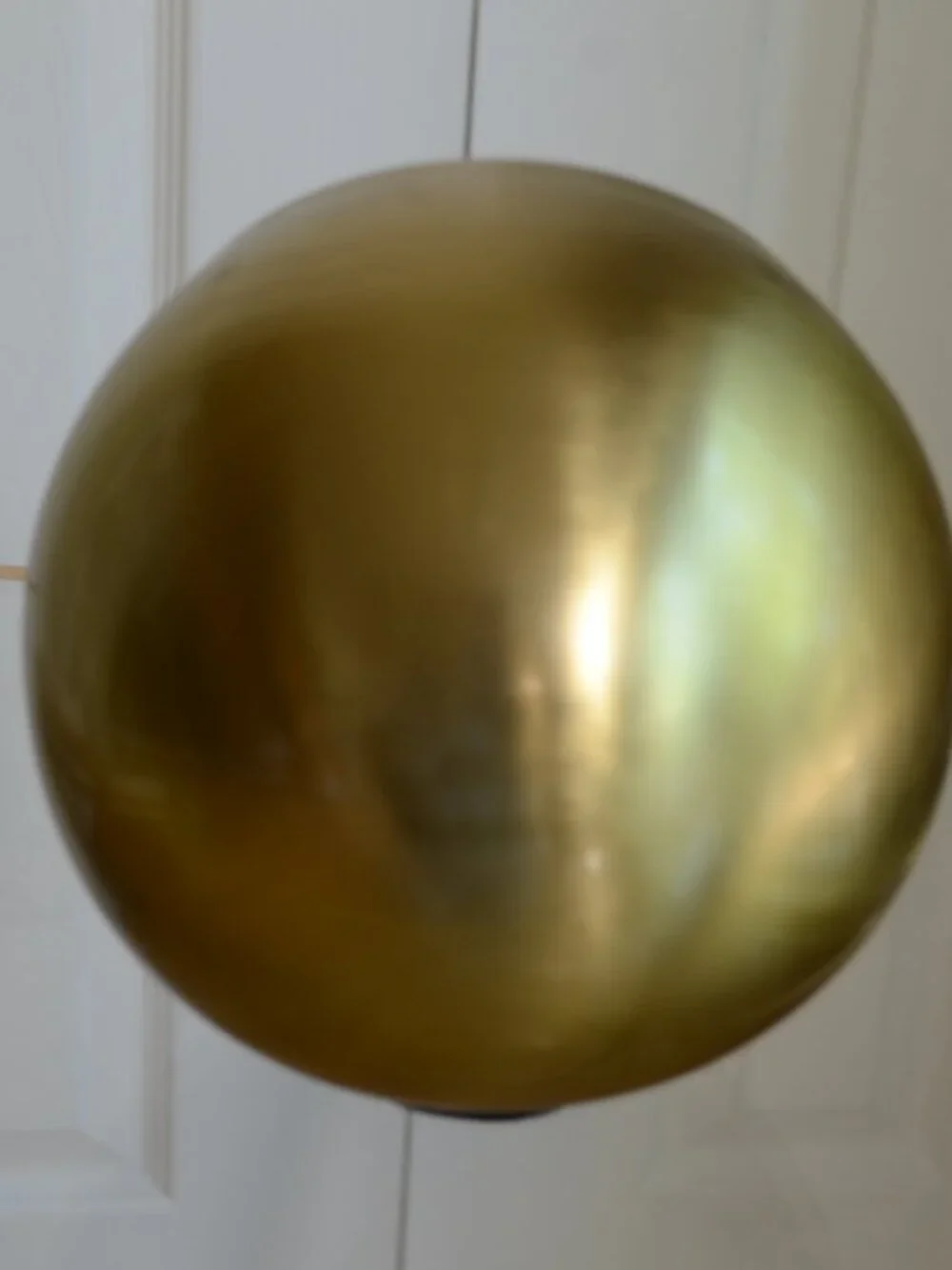crate and barrel gold stainless steel round Nordic modern ornament